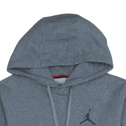 Jordan Men's Grey Pullover Hoodie M Regular Fit Sportswear