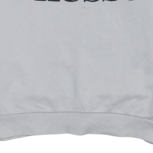 Ellesse Women White Crew Neck Logo Pullover Sweatshirt Size 16