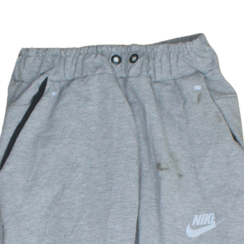 Nike Men's Grey Small Jogger Sweatpants with Elastic Waist and Pockets