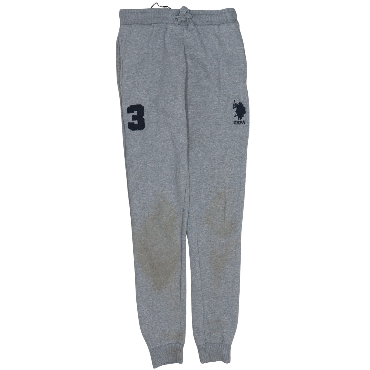 U.S. Polo Assn. Teens Grey Jogger Sweatpants 12-13 Regular Fit
