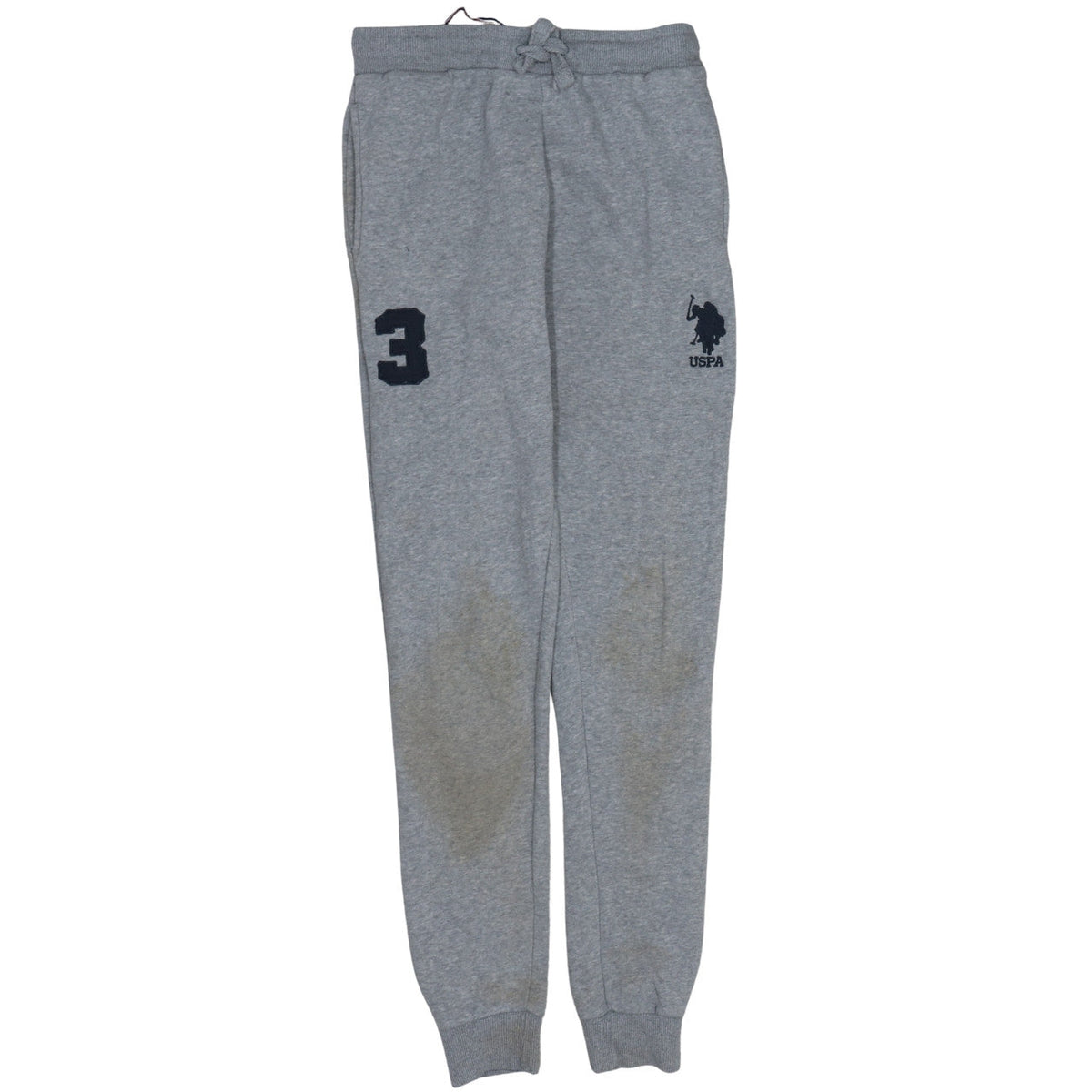 U.S. Polo Assn. Teens Grey Jogger Sweatpants 12-13 Regular Fit