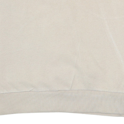 Tommy Hilfiger Men's Beige Crew Neck Pullover Sweatshirt M