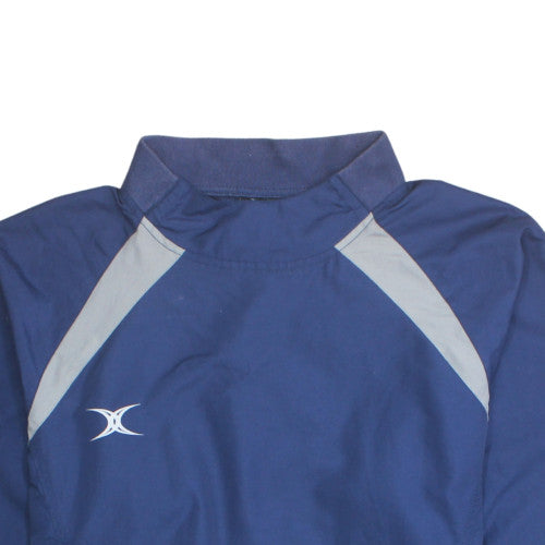 Gilbert Men's Blue 2XL Pullover Rugby Sweatshirt Water Resistant