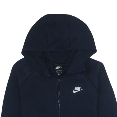 Nike Men's Blue Full Zip Hoodie Size L Fleece Sportswear