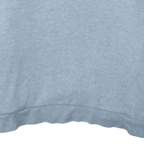 Adidas Men’s Grey Pullover Hoodie Medium Logo Fleece Sweatshirt
