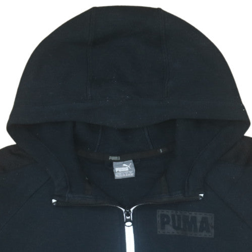 Puma Men's Black Full Zip Hoodie Fleece L Sportswear