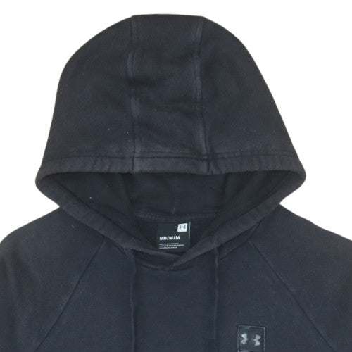 Under Armour Men Black Pullover Hoodie M Fleece All Seasons Sports