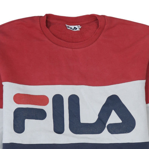 Fila Men’s Multicoloured Crew Neck Pullover Sweatshirt M