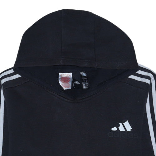 Adidas Boys Black Pullover Hoodie 13-14 Years Long Sleeve Sportswear