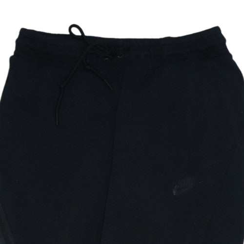 Nike Men Black Jogger Trousers Size S Regular Fit Cotton Blend