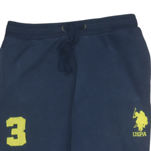 U.S. Polo Assn Girls Navy Blue Jogger Trousers 12-13 Years Cotton Blend