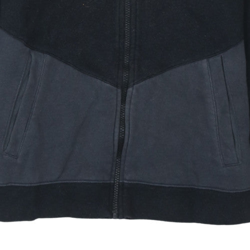 Nike Boys Black Full Zip Fleece Hoodie XL 13-15 Years Casual Sportswear