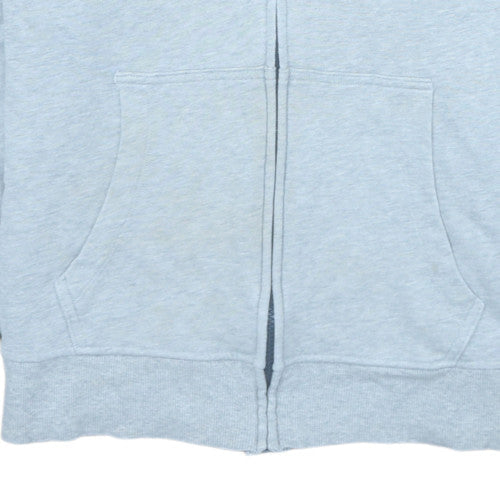 Tommy Hilfiger Men's Grey Full Zip Hoodie XL Classic Logo