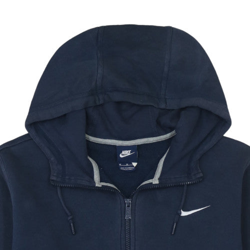 Nike Men's Blue Full Zip Hoodie Size M Fleece Sweatshirt