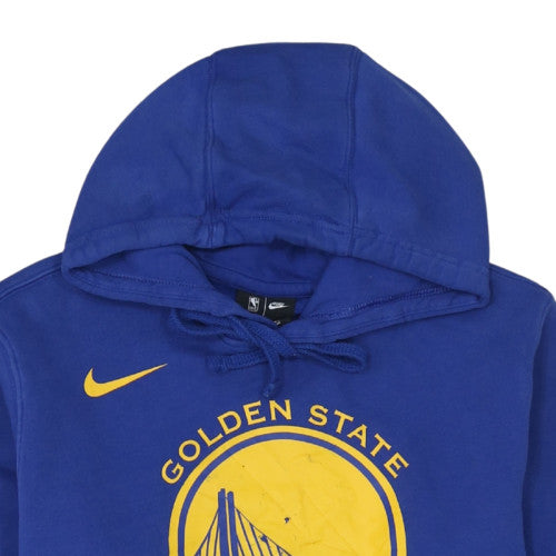 Nike Mens Blue Golden State Warriors Pullover Hoodie M