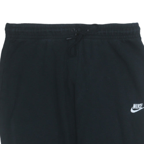 Nike Womens Black Fleece Jogger Trousers Size L Comfort Fit
