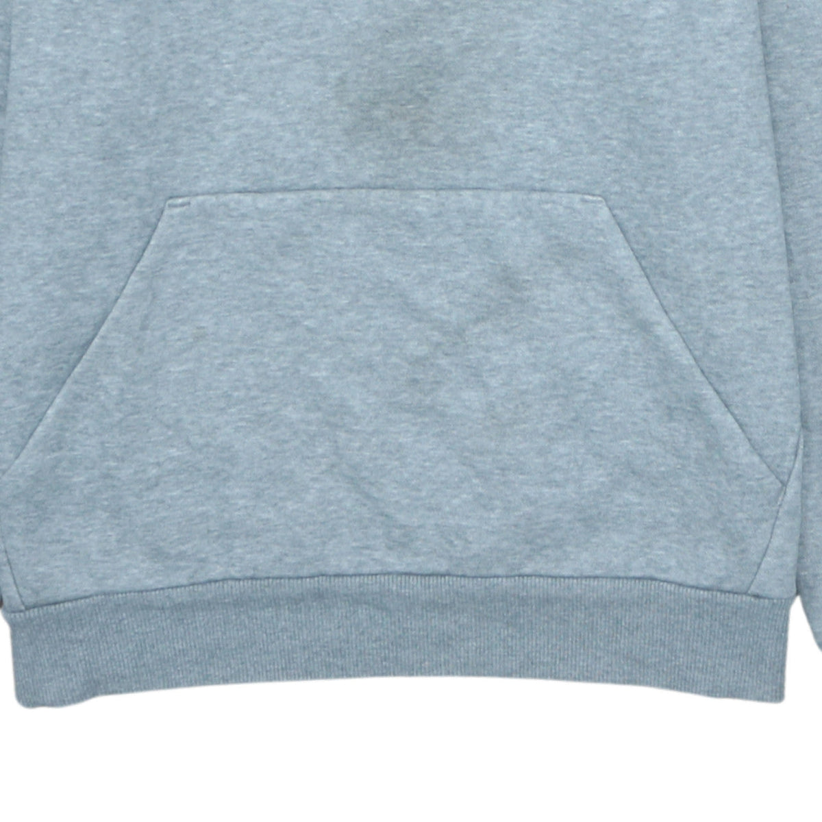 Puma Men’s Grey Pullover Hoodie M Logo Fleece Sweatshirt