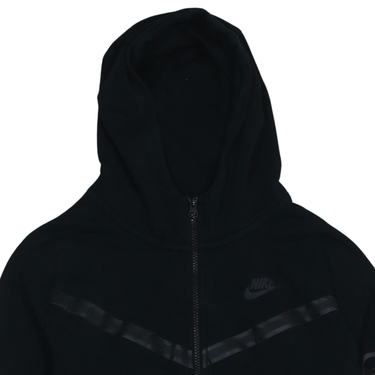 Nike Boys Black XL Full Zip Hoodie Fleece Sweatshirt