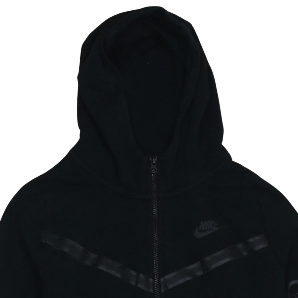 Nike Boys Black XL Full Zip Hoodie Fleece Sweatshirt