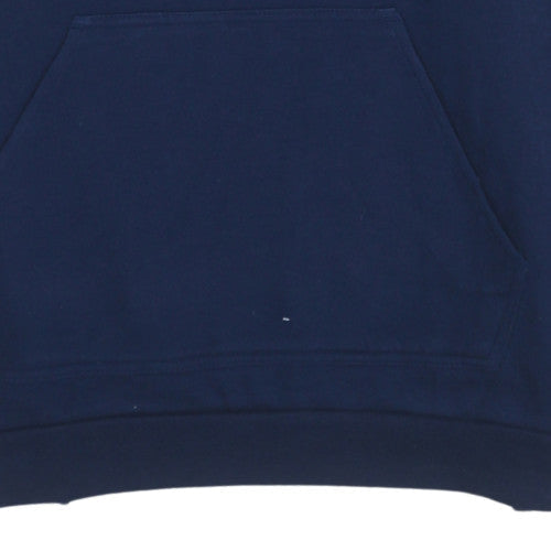 Adidas Boys Navy Blue Pullover Hoodie Sweatshirt Size 13-14 Years