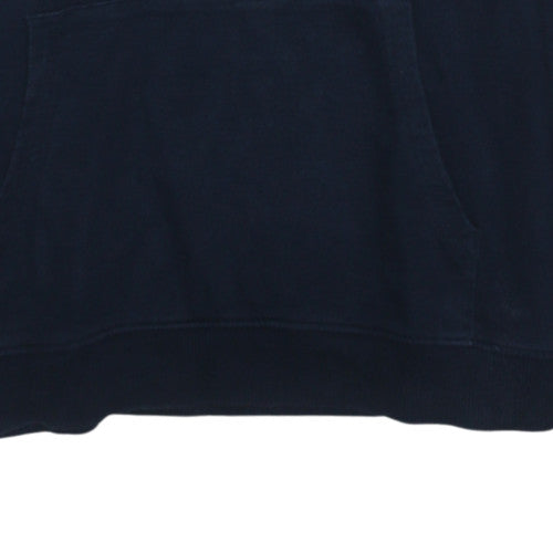 U.S. Polo Assn. Mens Blue 2XL Pullover Hoodie with Logo