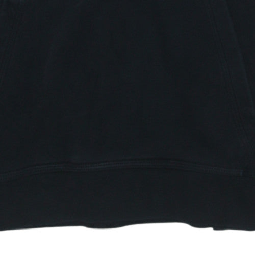 Nike Womens Black XS Pullover Hoodie Cotton Blend Sweatshirt