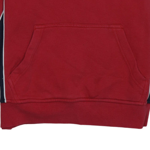 Canterbury Boys Red Pullover Hoodie 12 Years Cotton Blend Rugby Sweatshirt