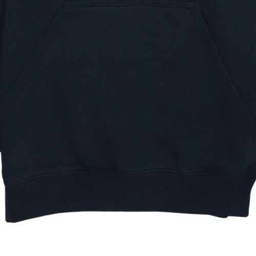 Carhartt Mens Blue Pullover Hoodie S Classic Fit Logo Fleece