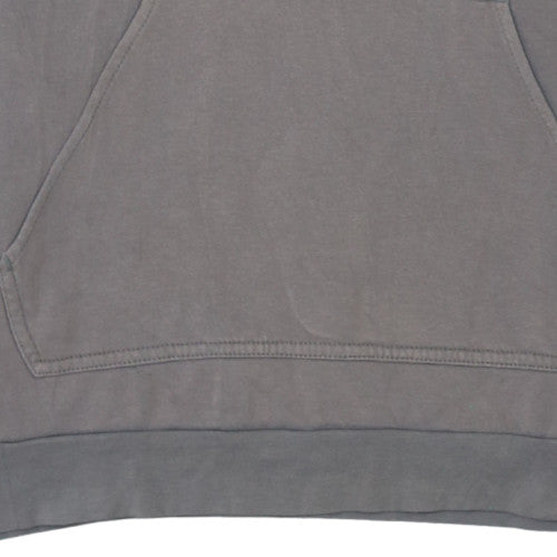 Adidas Boys Grey Pullover Hoodie 13-14 Years Classic Cotton Blend