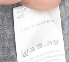 Michelle Keegan Women’s Grey Colourblock 1/2 Zip Sweatshirt Size 12