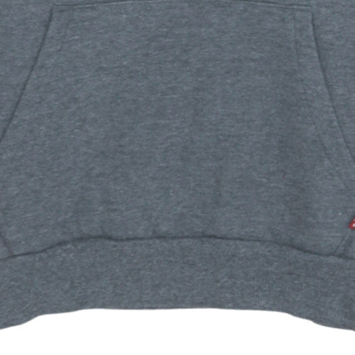 Levi's Boys Grey Pullover Hoodie 16 Years Camo Logo Fleece Sweatshirt