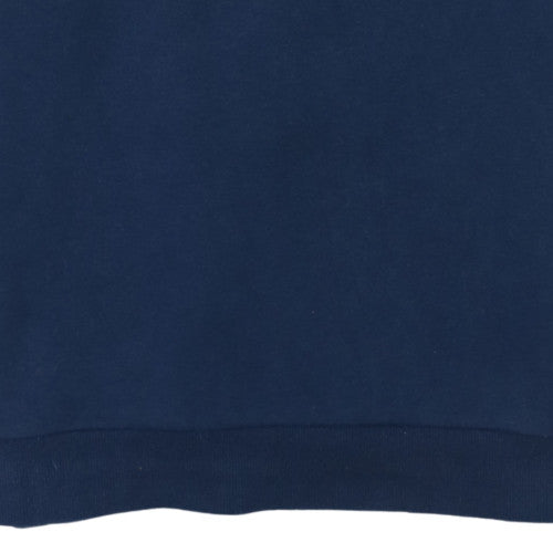 Under Armour Men's Blue Regular Fit Crew Neck Fleece Sweatshirt M