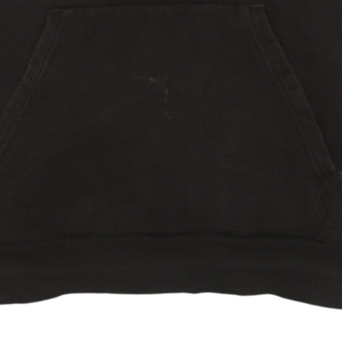 Adidas Womens Black Size 8 Pullover Hoodie with Logo