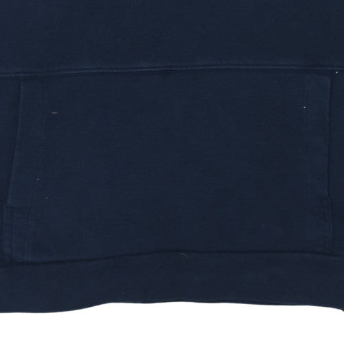U.S. Polo Assn. Womens Navy Blue Cotton Pullover Hoodie XS