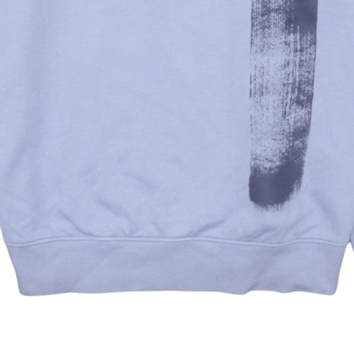 Calvin Klein Jeans Mens Purple Graphic Crew Neck Sweatshirt M