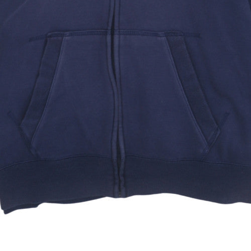 Puma Men's Blue 2XL Full Zip Fleece Hoodie