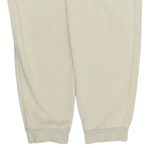 Puma Girls Beige Jogger Sweatpants 15-16 Years Elastic Waist Fleece Lined