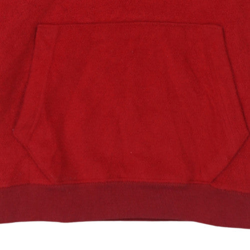 Gap Boys Red Pullover Hoodie Size 10 Cotton Fleece Logo Sweatshirt