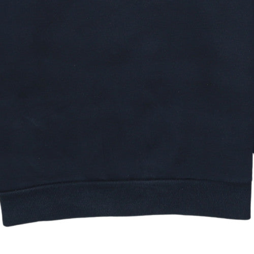 Puma Mens Blue Crew Neck Logo Pullover Sweatshirt Size M