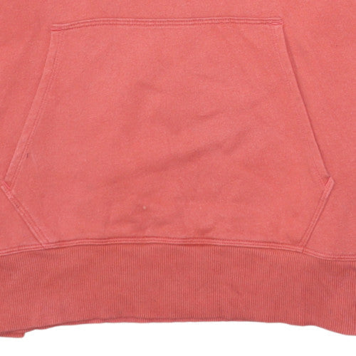 Under Armour Men's Pink Pullover Hoodie Medium Loose Fit Fleece