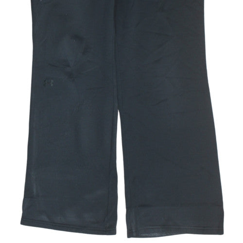 Under Armour Womens Black Semi-Fitted Track Pants Size S Polyester