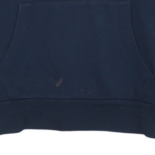 Levi's Mens Blue Pullover Hoodie M Logo Graphic Cotton