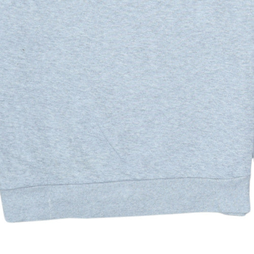 Puma Men's Grey Small Logo Pullover Sweatshirt Regular Fit