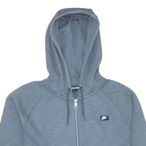 Nike Men's Grey Full Zip Hoodie Size M Regular Fit