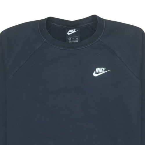 Nike Men's Black Crew Neck Pullover Sweatshirt Size S