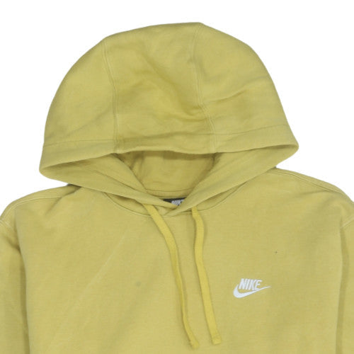 Nike Men’s Yellow Pullover Hoodie Regular Fit Medium