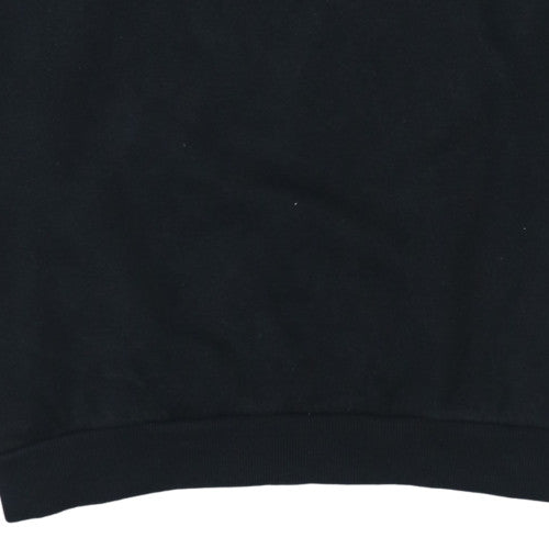 Nike Girls Black Gold Logo XL Sweatshirt Crew Neck Pullover