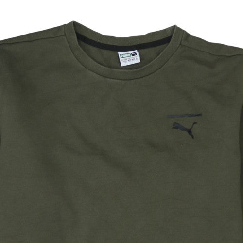 Puma Men's Green XL Pullover Crew Neck Sweatshirt