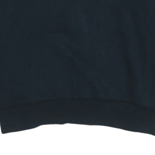Puma Men's Black Small Pullover Crew Neck Logo Sweatshirt