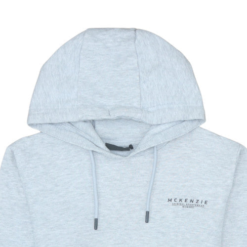 McKenzie Men’s Grey Pullover Hoodie M Regular Fit Fleece Hooded Sweatshirt